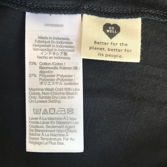 NWT Madewell Brightside Ruffle Tank Mini Dress in True Black - Picture 9 of 11